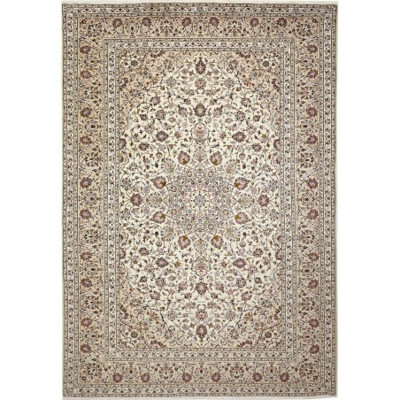 Tappeto Kashan Persia beige grigio 248x358