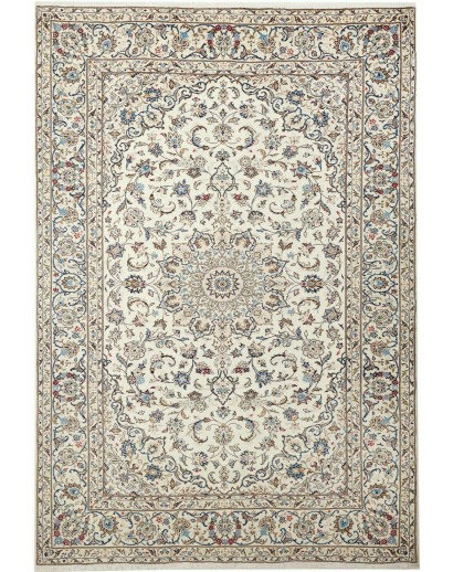 Tappeto Kashan Persia bianco 200x293