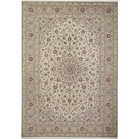 Tappeto Kashan Persia azzurro beige 240x340
