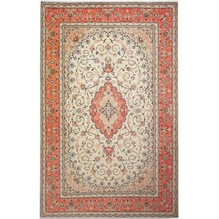 Tappeto Kashan Persia marrone grigio 192x300