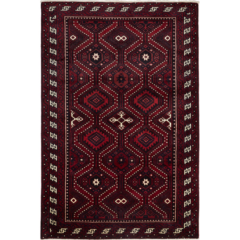 Tappeto Lori Persia blu bianco 176x263