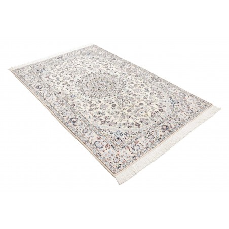 Tappeto Nain 9La Persia bianco grigio 132x205