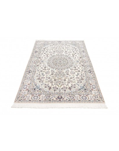 Tappeto Nain 9La Persia bianco grigio 132x205