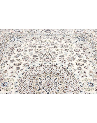 Tappeto Nain 9La Persia bianco grigio 132x205