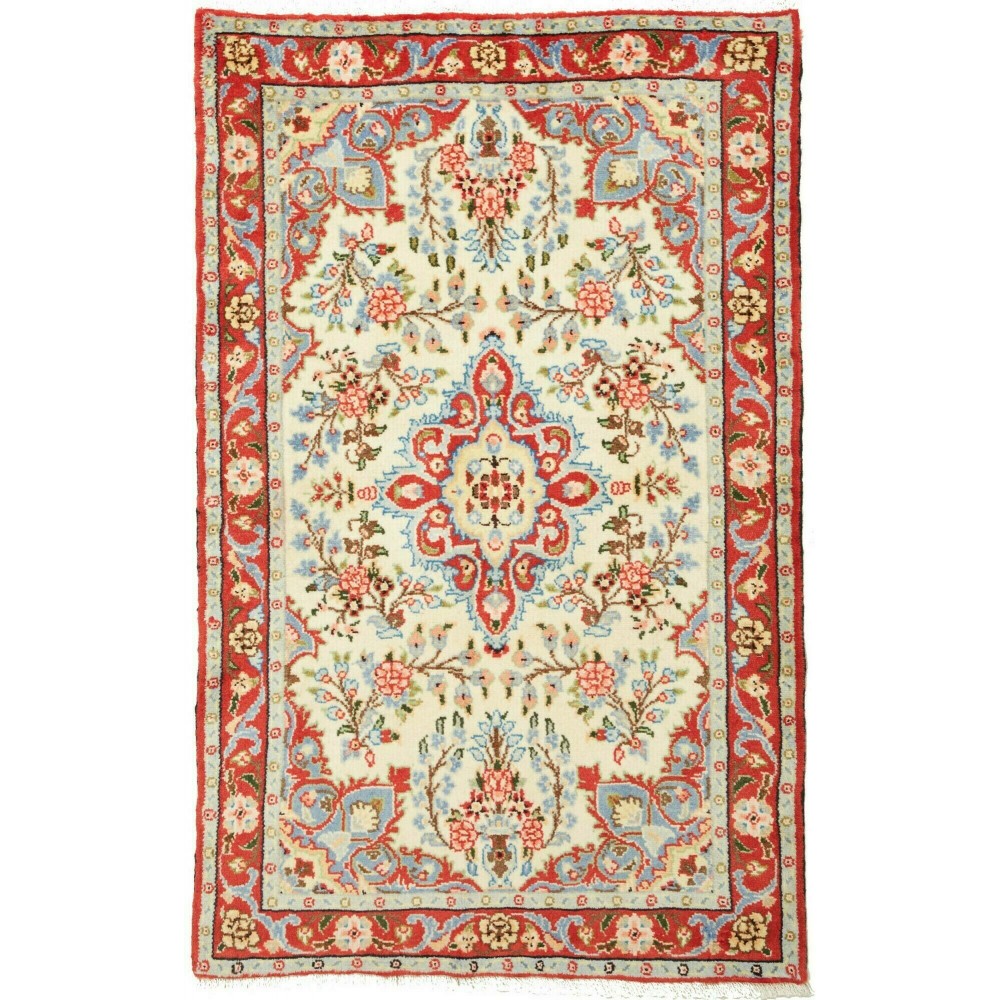Tappeto Hamadan Persia beige marrone 85x133 Tappeto Hamadan Persia beige marrone 85x133