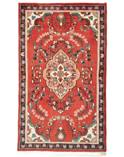 Tappeto Hamadan Persia marrone grigio 81x137