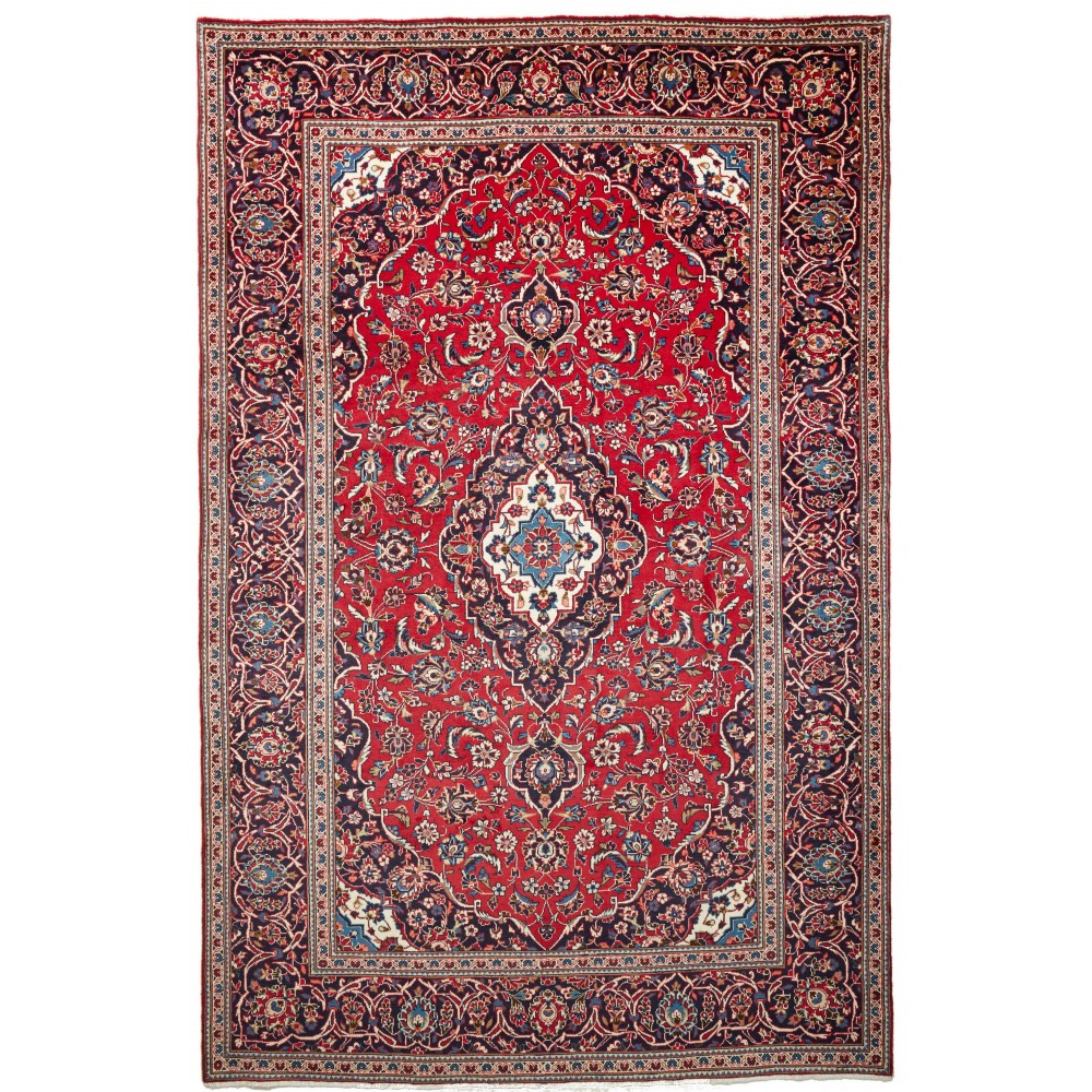 Tappeto Ardakan Persia marrone bianco 200x308