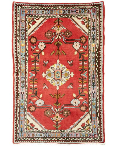 Tappeto Hamadan Persia marrone bianco 90x138