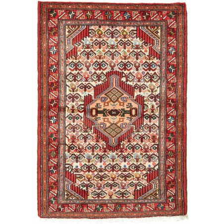Tappeto Hamadan Persia marrone giallo 83x123