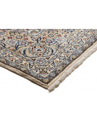 Tappeto Kashan Persia beige bianco 196x296