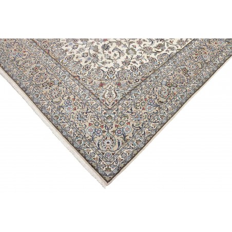 Tappeto Kashan Persia beige bianco 196x296