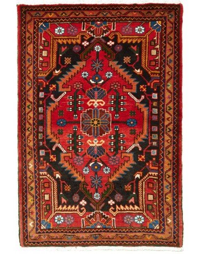 Tappeto Hamadan Persia marrone 84x126