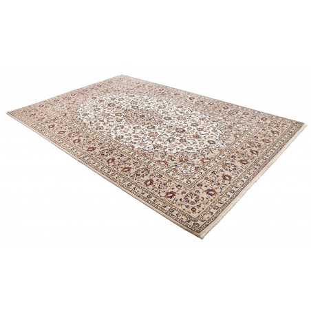 Tappeto Kashan Persia azzurro marrone 200x305