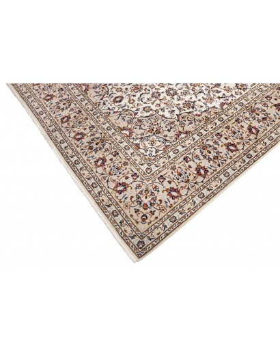Tappeto Kashan Persia azzurro marrone 200x305