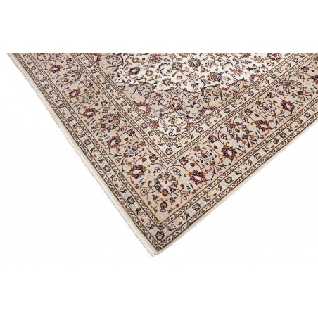 Tappeto Kashan Persia azzurro marrone 200x305