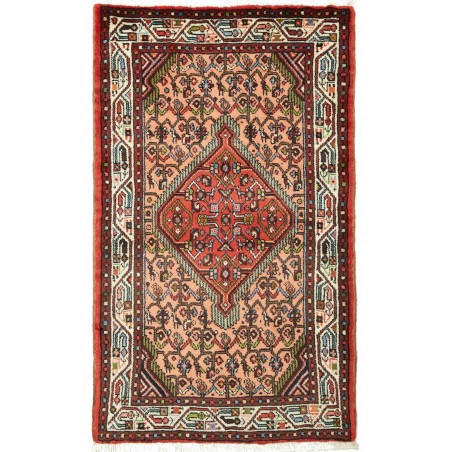 Tappeto Hamadan Persia marrone arancione 77x127