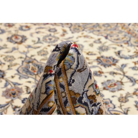 Tappeto Kashan Persia bianco marrone 244x362