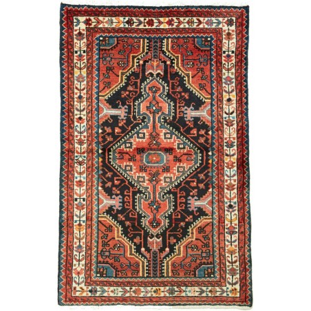 Tappeto Hamadan Persia marrone grigio 82x130