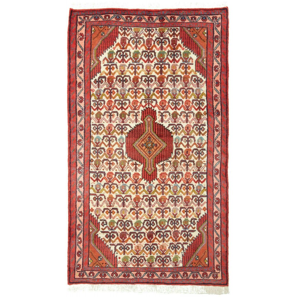 Tappeto Hamadan Persia marrone 75x130 Tappeto Hamadan Persia marrone 75x130
