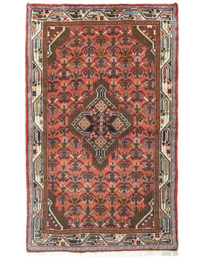 Tappeto Hamadan Persia azzurro bianco 80x130