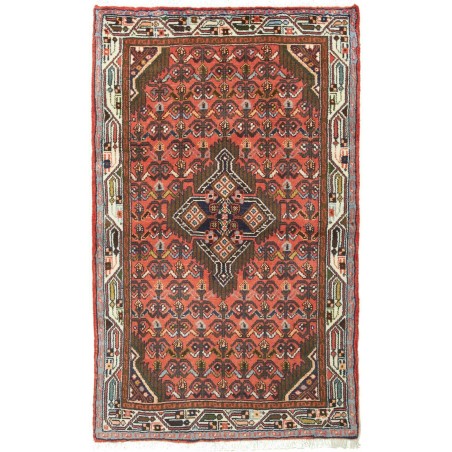 Tappeto Hamadan Persia azzurro bianco 80x130