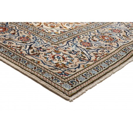 Tappeto Kashan Persia beige grigio 194x316