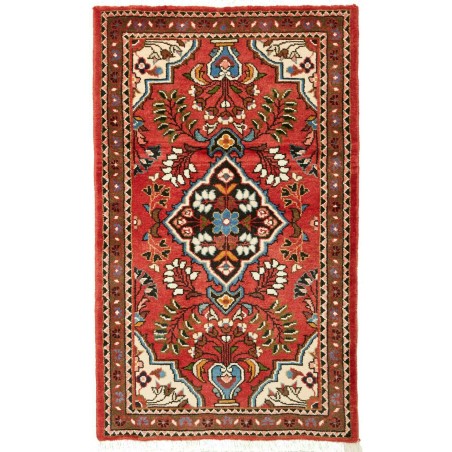 Tappeto Hamadan Persia marrone giallo 73x122