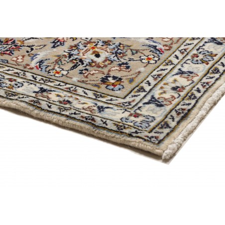 Tappeto Kashan Persia beige bianco 197x303