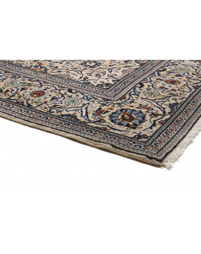 Tappeto Kashan Persia beige grigio 196x312