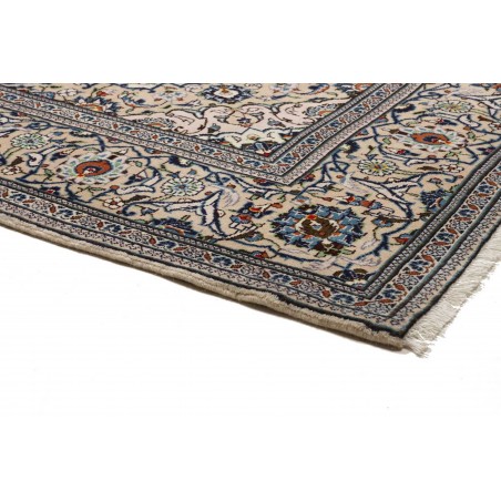 Tappeto Kashan Persia beige grigio 196x312