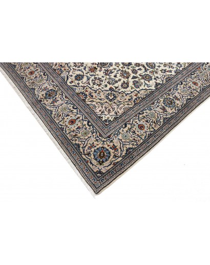 Tappeto Kashan Persia beige grigio 196x312