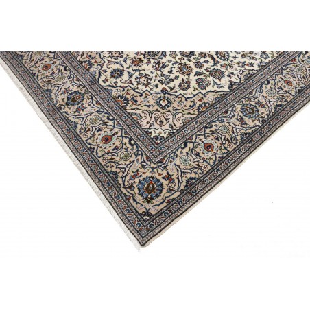 Tappeto Kashan Persia beige grigio 196x312