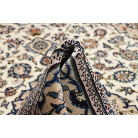 Tappeto Kashan Persia beige grigio 196x312