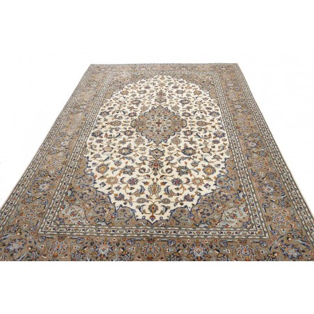Tappeto Kashan Persia marrone grigio 203x310