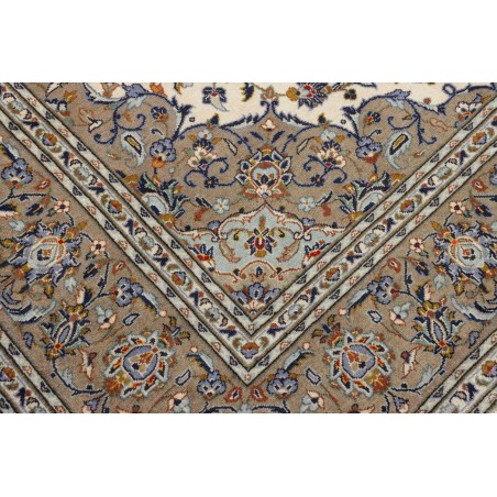 Tappeto Kashan Persia marrone grigio 203x310