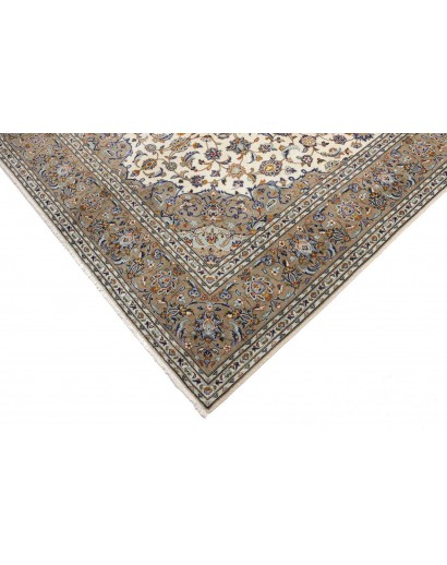 Tappeto Kashan Persia marrone grigio 203x310