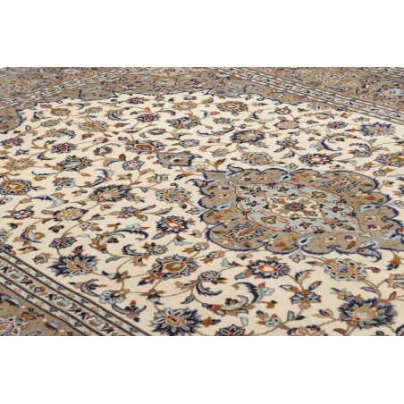 Tappeto Kashan Persia marrone grigio 203x310