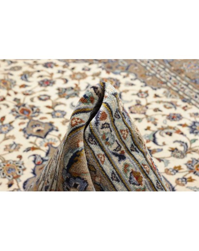 Tappeto Kashan Persia marrone grigio 203x310