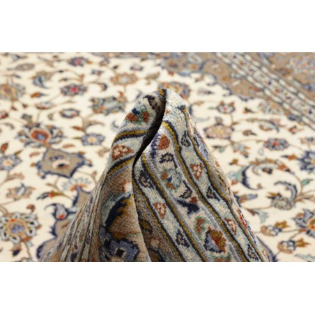 Tappeto Kashan Persia marrone grigio 203x310