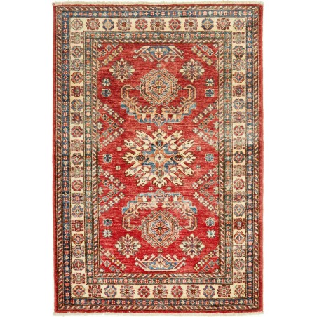 Tappeto Kazak Fine Pakistan rosso giallo 98x150
