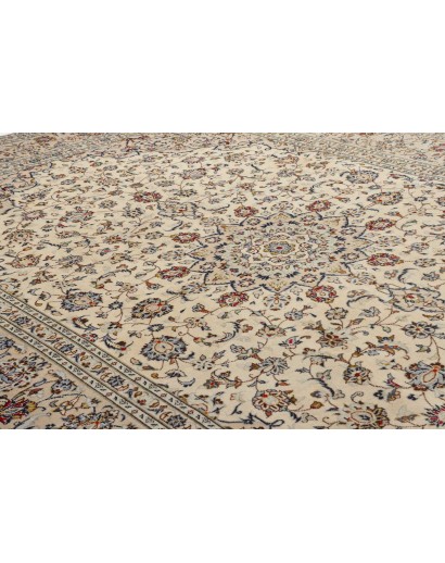 Tappeto Kashan Persia beige marrone 238x342