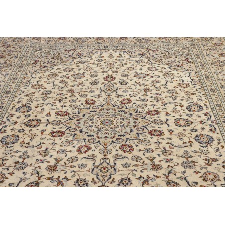 Tappeto Kashan Persia beige marrone 238x342