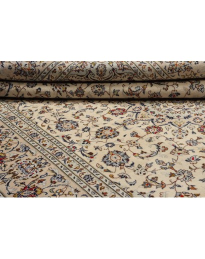 Tappeto Kashan Persia beige marrone 238x342