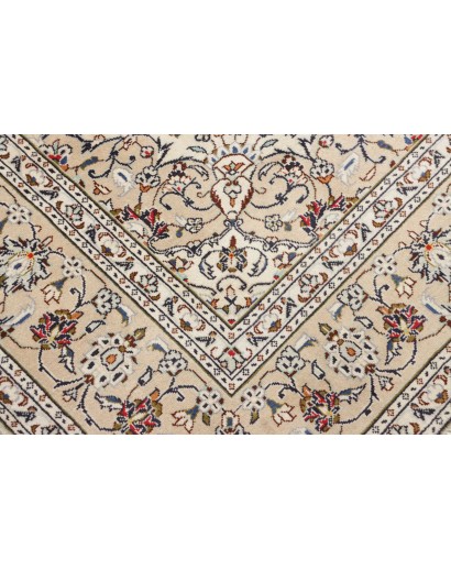 Tappeto Kashan Persia bianco grigio 200x300