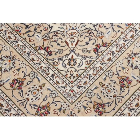 Tappeto Kashan Persia bianco grigio 200x300