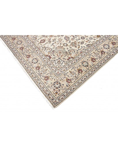 Tappeto Kashan Persia bianco grigio 200x300