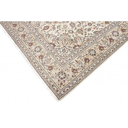 Tappeto Kashan Persia bianco grigio 200x300