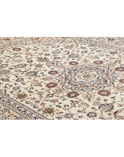 Tappeto Kashan Persia bianco grigio 200x300
