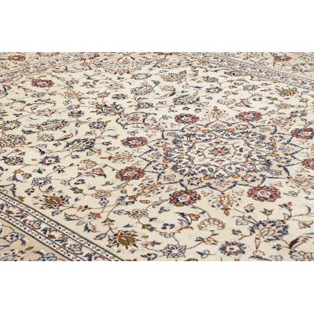 Tappeto Kashan Persia bianco grigio 200x300