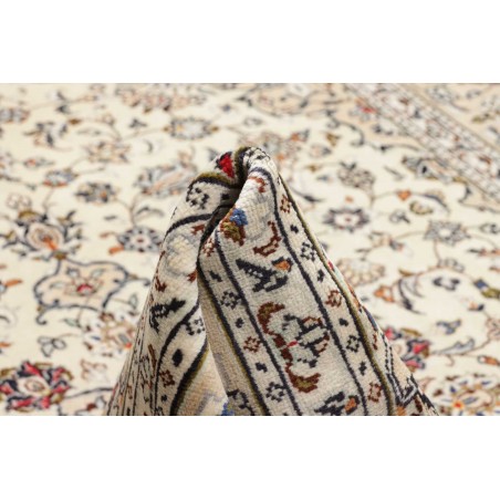 Tappeto Kashan Persia bianco grigio 200x300
